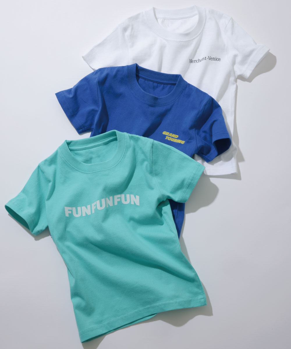 限定 FUN FUN FUN バックプリントTシャツ KIDS