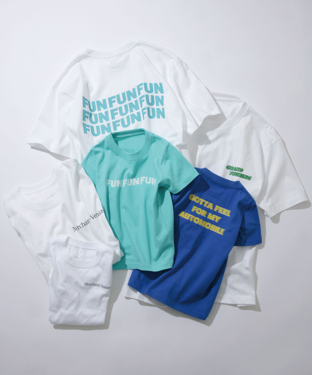 限定 FUN FUN FUN バックプリントTシャツ KIDS