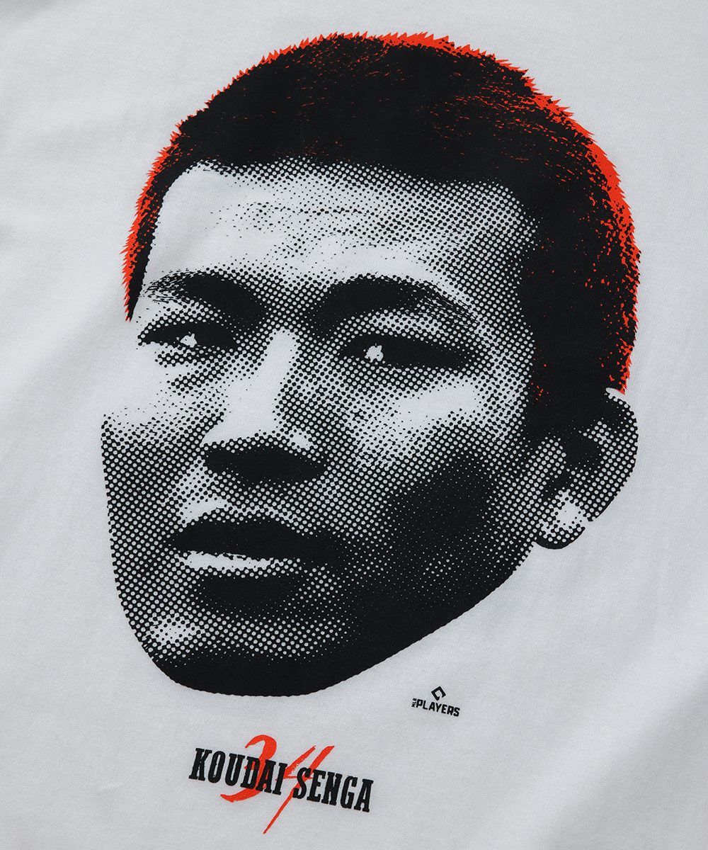 別注限定 千賀滉大選手フェイスプリントTシャツ