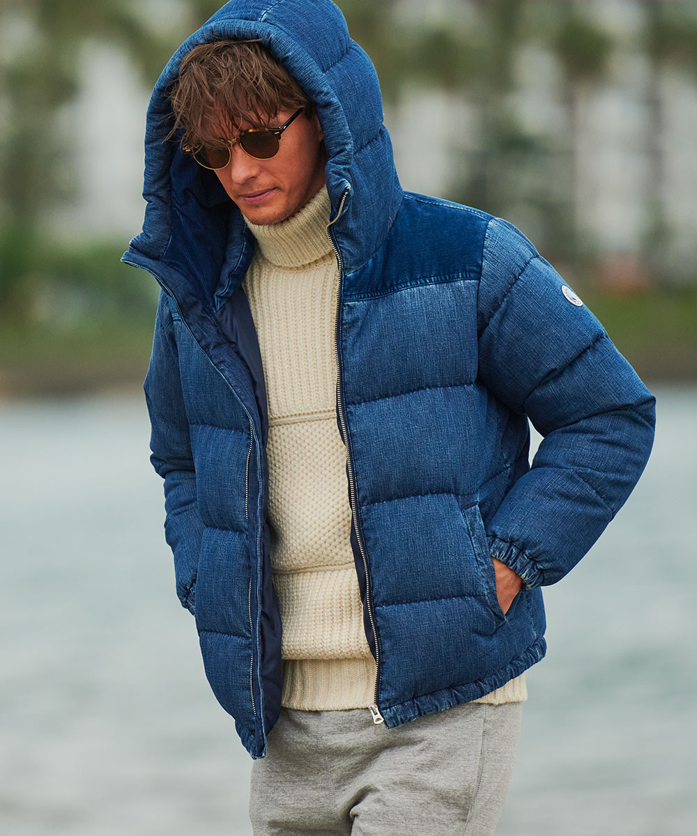 デニムダウンジャケット Yanuk ヤヌーク 雑誌safariの公式オンラインショップ Safari Lounge