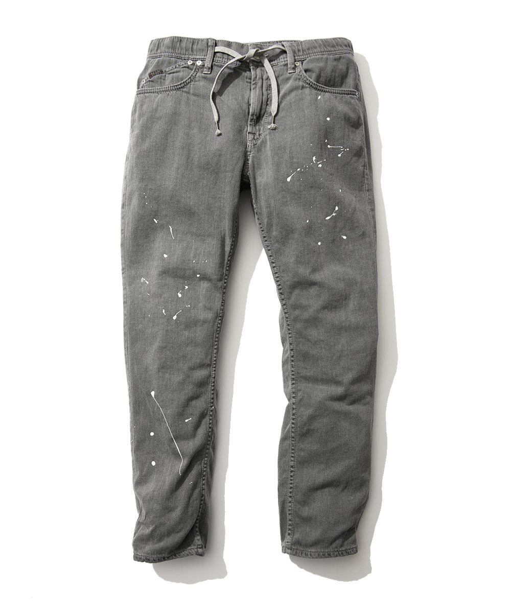 【4月上旬入荷予定 別注・限定商品】ペイント加工"リゾートジーンズ"デニムパンツ