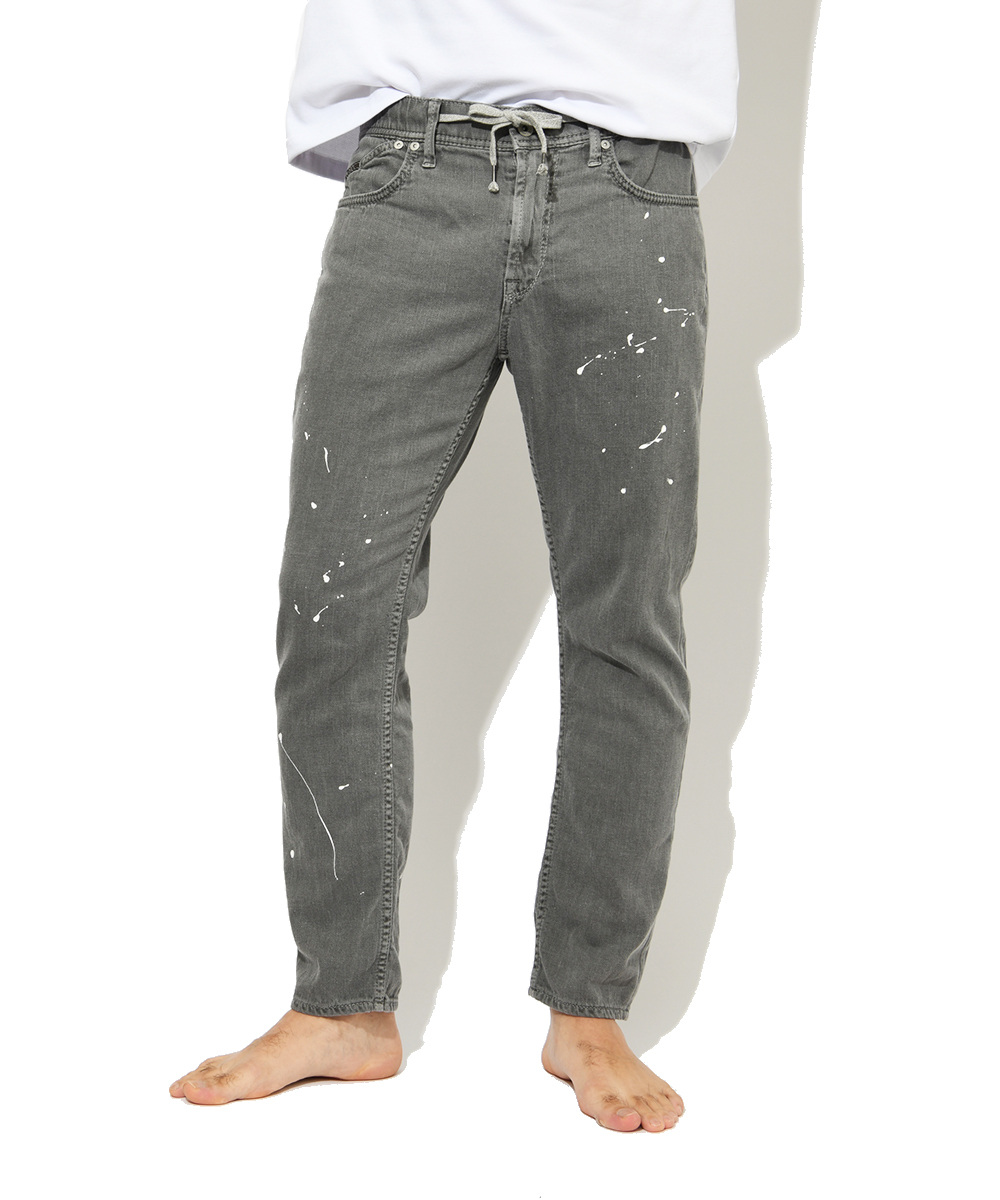 【4月上旬入荷予定 別注・限定商品】ペイント加工"リゾートジーンズ"デニムパンツ