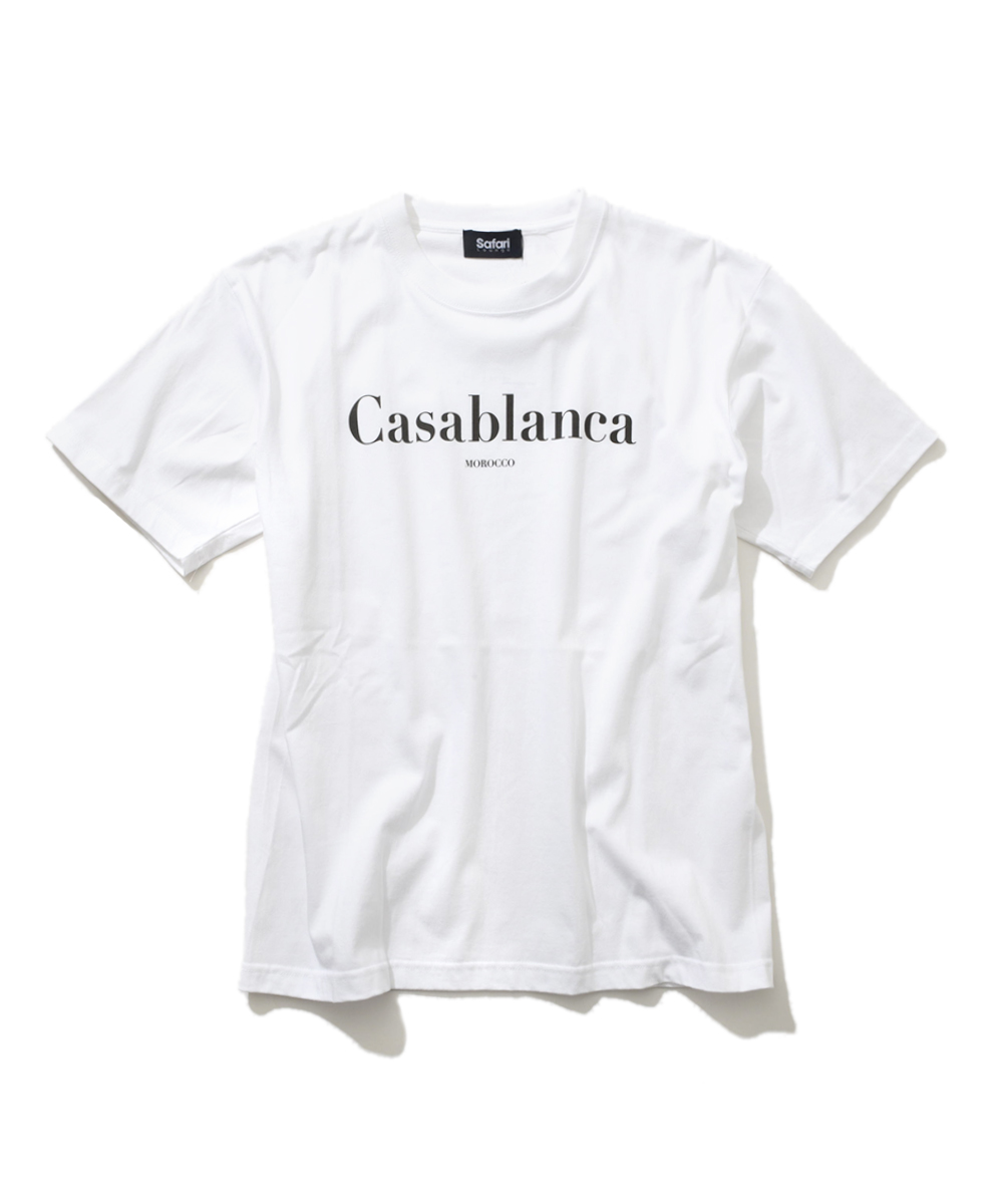【限定商品】"カサブランカ"ロゴTシャツ