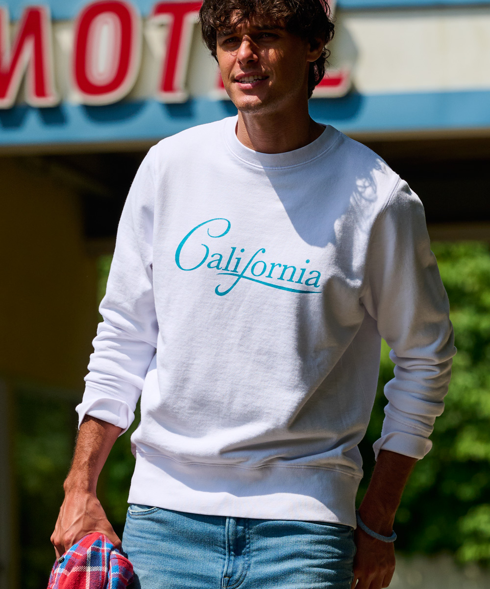 【限定商品】“カリフォルニア”クルーネックスウェットシャツ