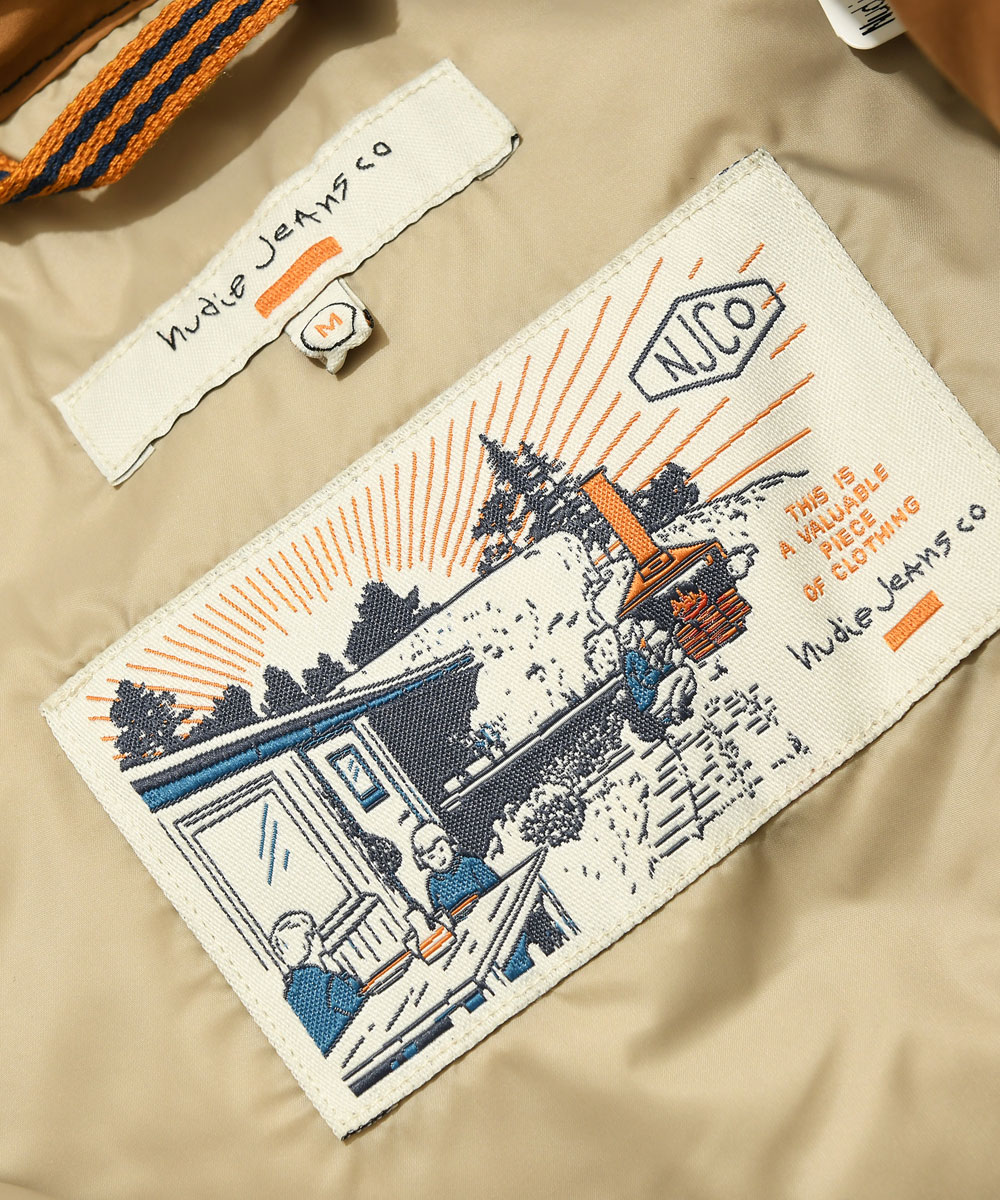 “Kirk Puffer Vest”リサイクルダウンベスト