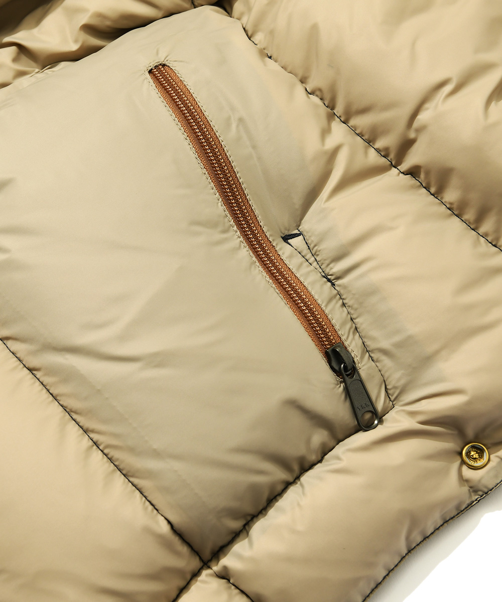 “Kirk Puffer Vest”リサイクルダウンベスト
