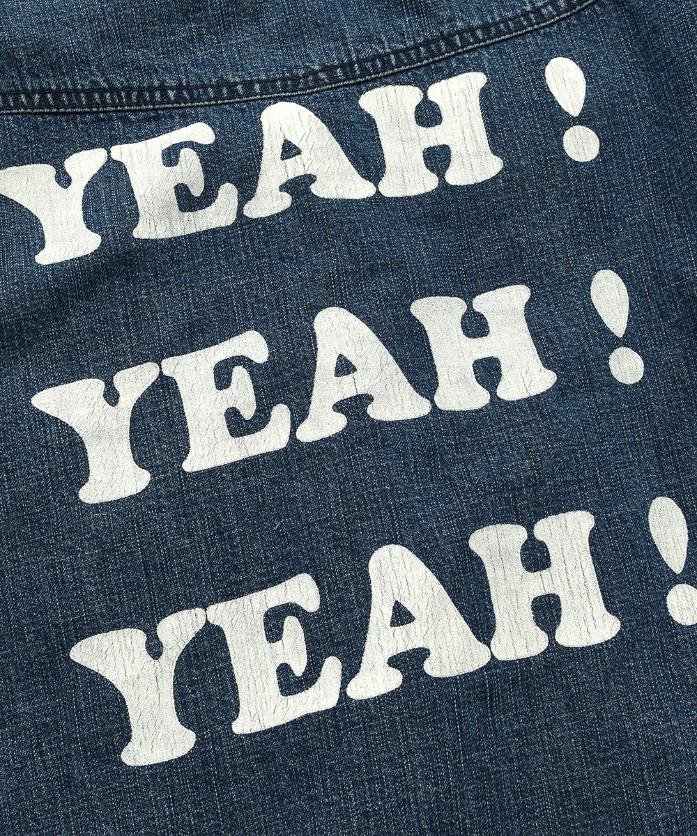 SAFARI サファリ別注限定品 REMI RELIEF デニムボアカーディガン Safari Lounge』別注の〈レミ レリーフ〉カーデは後ろ姿がキマる1着