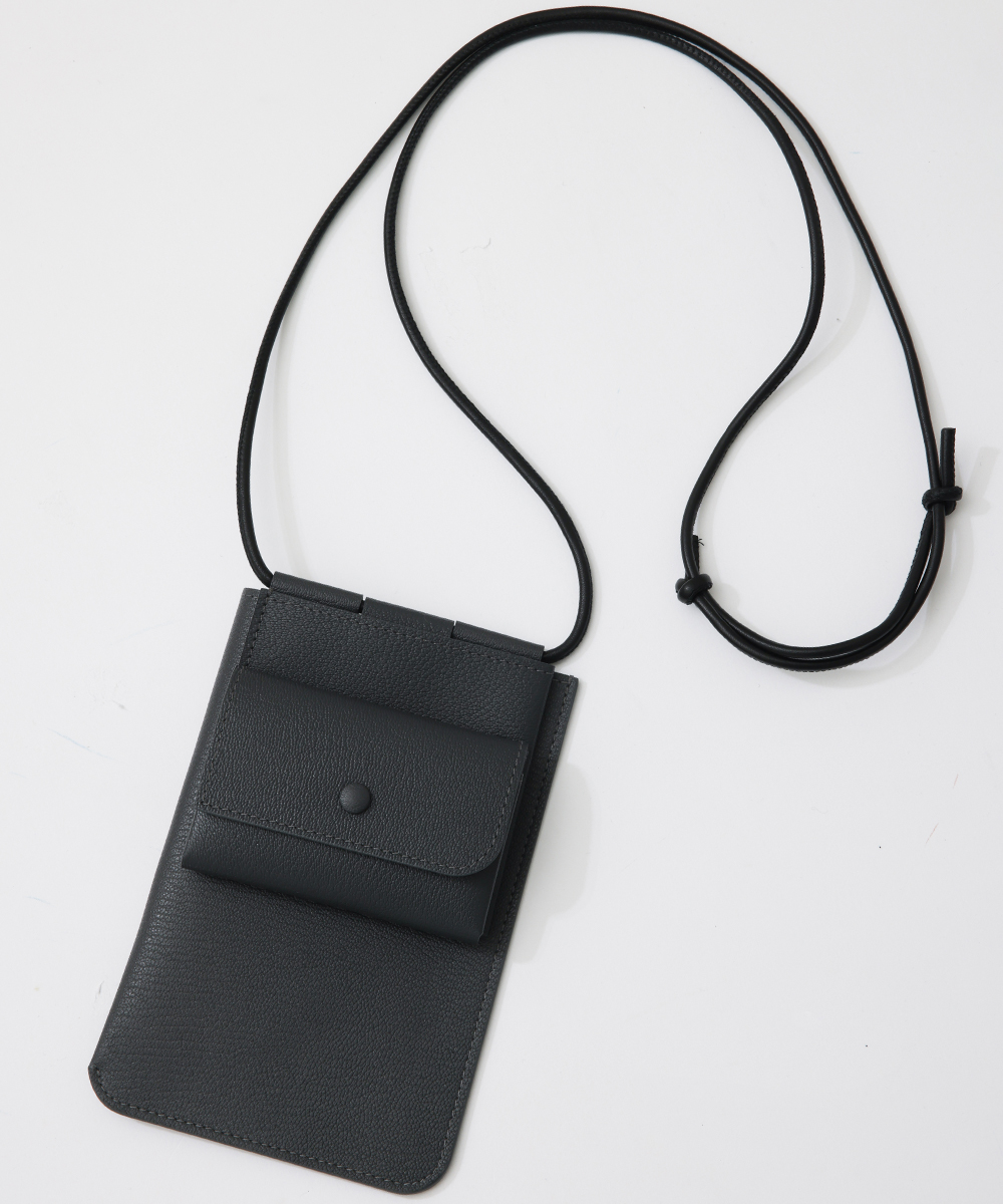 マルジェラネックウォレットブラックレザー