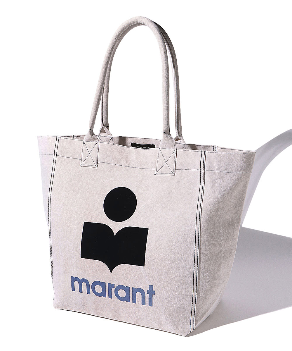 ロゴプリントキャンバストートバッグ ISABEL MARANT HOMME (イザベル マラン オム) 雑誌Safariの公式