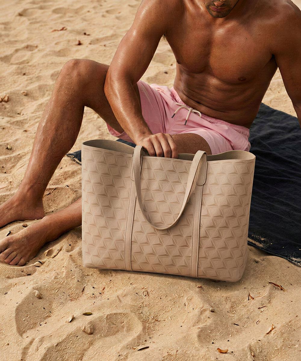 モノグラム柄 トートバッグ M ウルトラスエード Ultrasuede