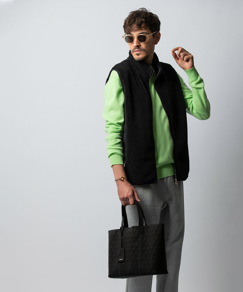 モノグラム柄 トートバッグ S ウルトラスエード Ultrasuede