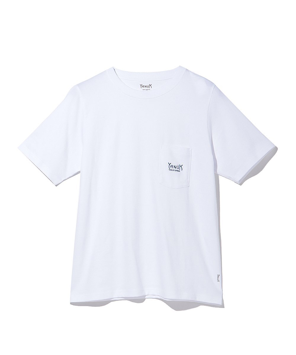 【別注・限定商品】ロゴ刺繍ポケットクルーネックTシャツ