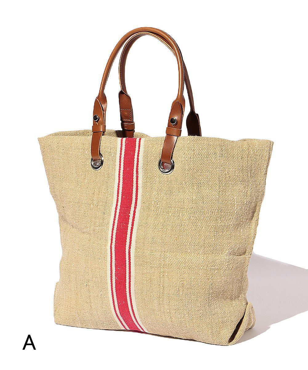 GRAIN SAC/グレインサック アップサイクルミドルトートバッグ
