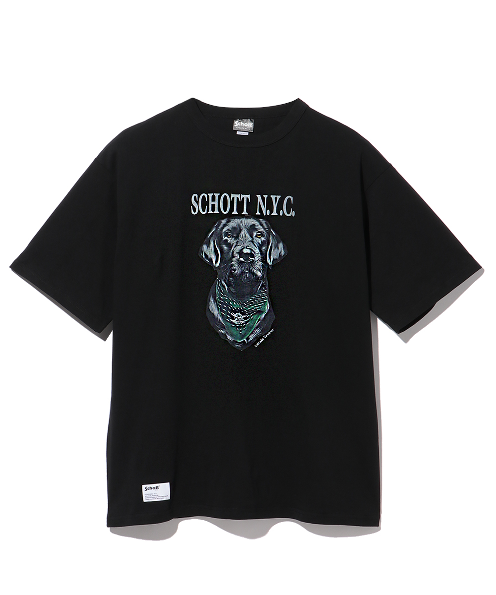 ドッグプリントTシャツ