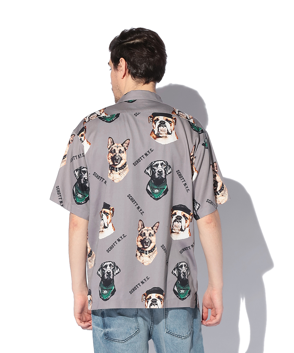 DOG/ドッグ ハワイアンレーヨンシャツ