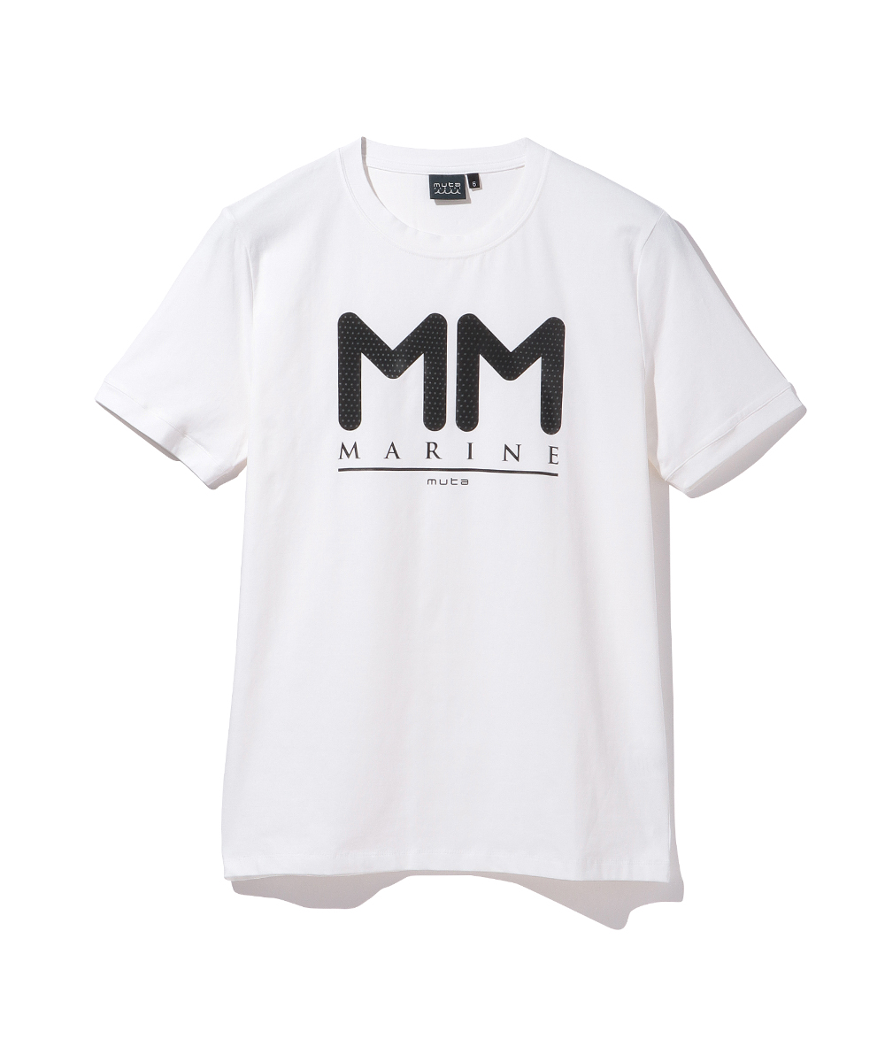 MMロゴ ストレッチフィット3DプリントTシャツ