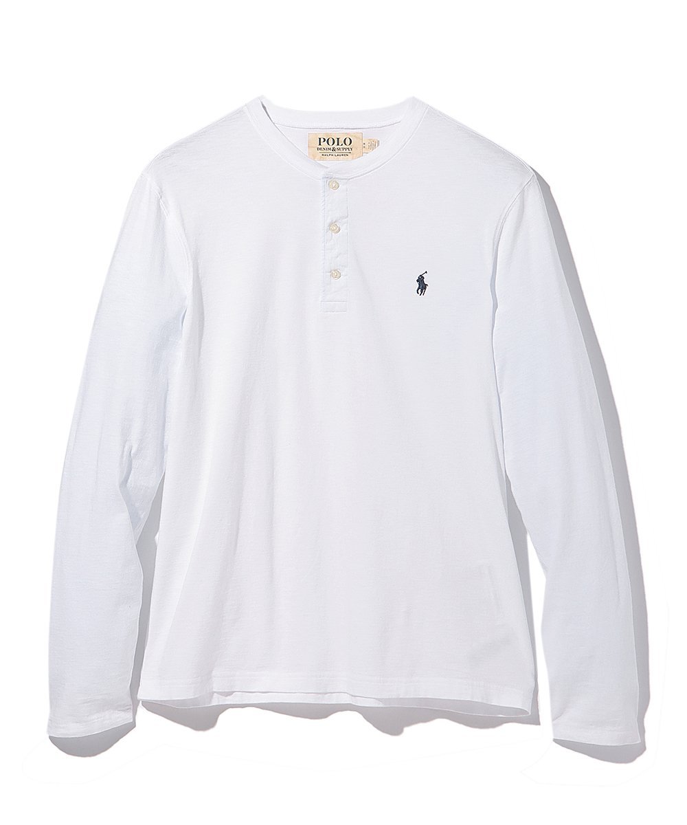 【限定商品】スラブジャージーヘンリネックカットソー
