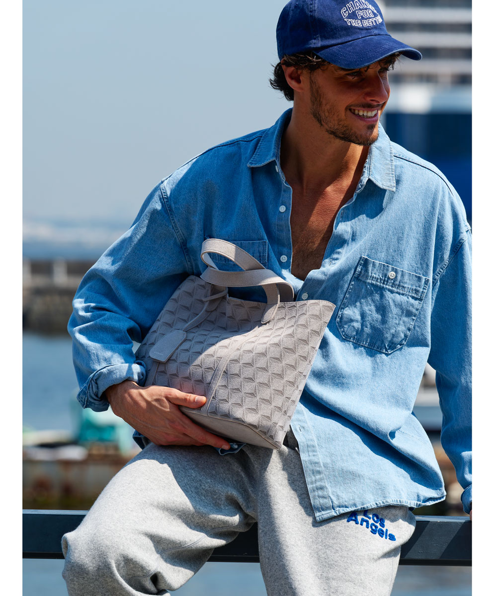 モノグラム柄 トートバッグ S ウルトラスエード Ultrasuede | エスティ