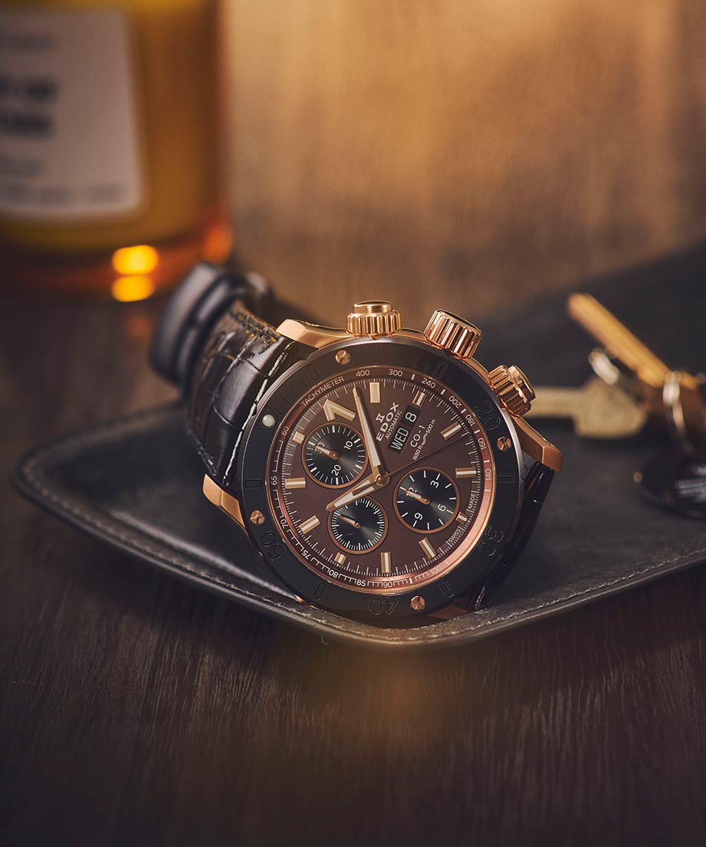 限定〈エドックス〉×『Safari』CHRONOFFSHORE-1 クロノオフショア 1