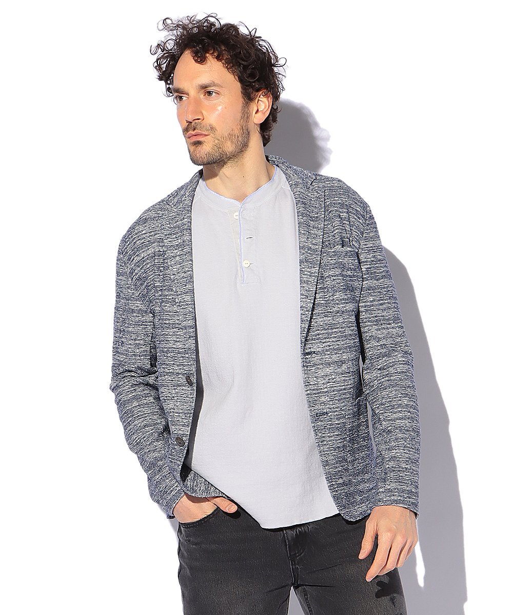 EPOCA UOMO エポカウォモ パイル地ショールカラー ジャケット 46