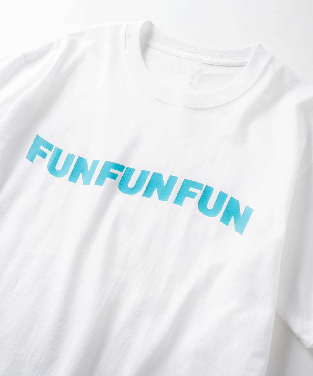 限定 FUN FUN FUN バックプリントTシャツ