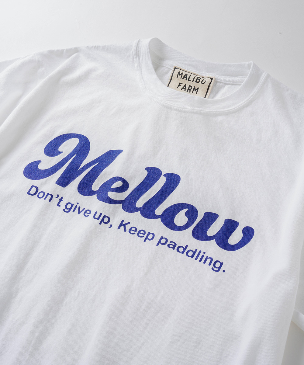 別注限定 Mellow ピグメントダイプリントTシャツ