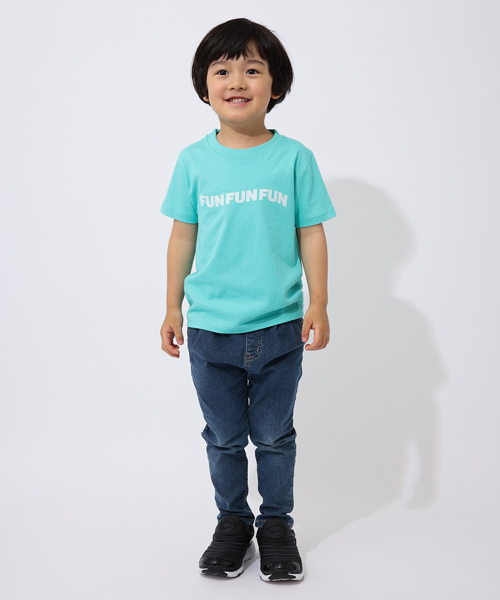 限定 FUN FUN FUN バックプリントTシャツ KIDS