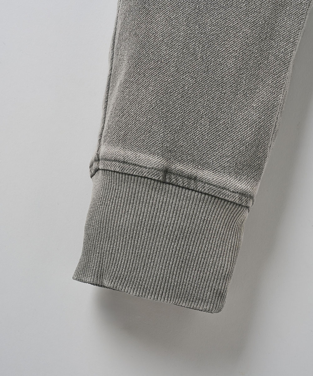 限定 イージー デニムパンツ 裾リブ テイパード