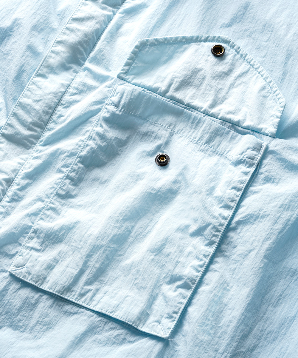 CHROME-R POCKET OVERSHIRT ナイロンオーバーシャツ | C.P.