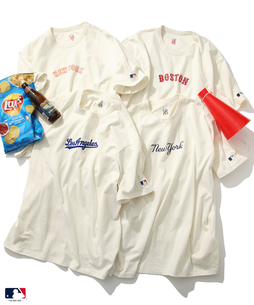 別注限定 MLBチームロゴ刺繍Tシャツ | サファリラウンジ | Safari Lounge