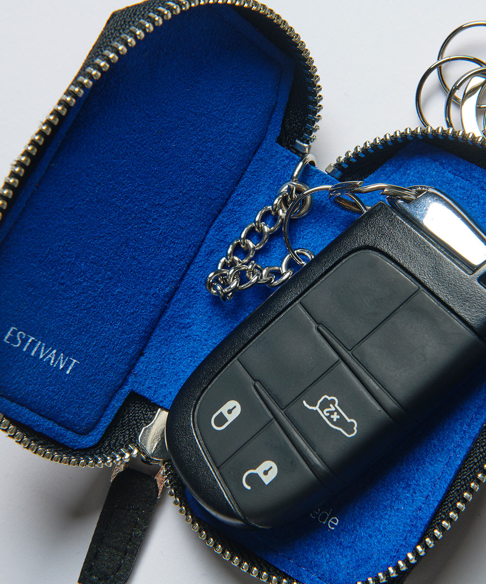 モノグラム柄 スマートキーケース ウルトラスエード Ultrasuede
