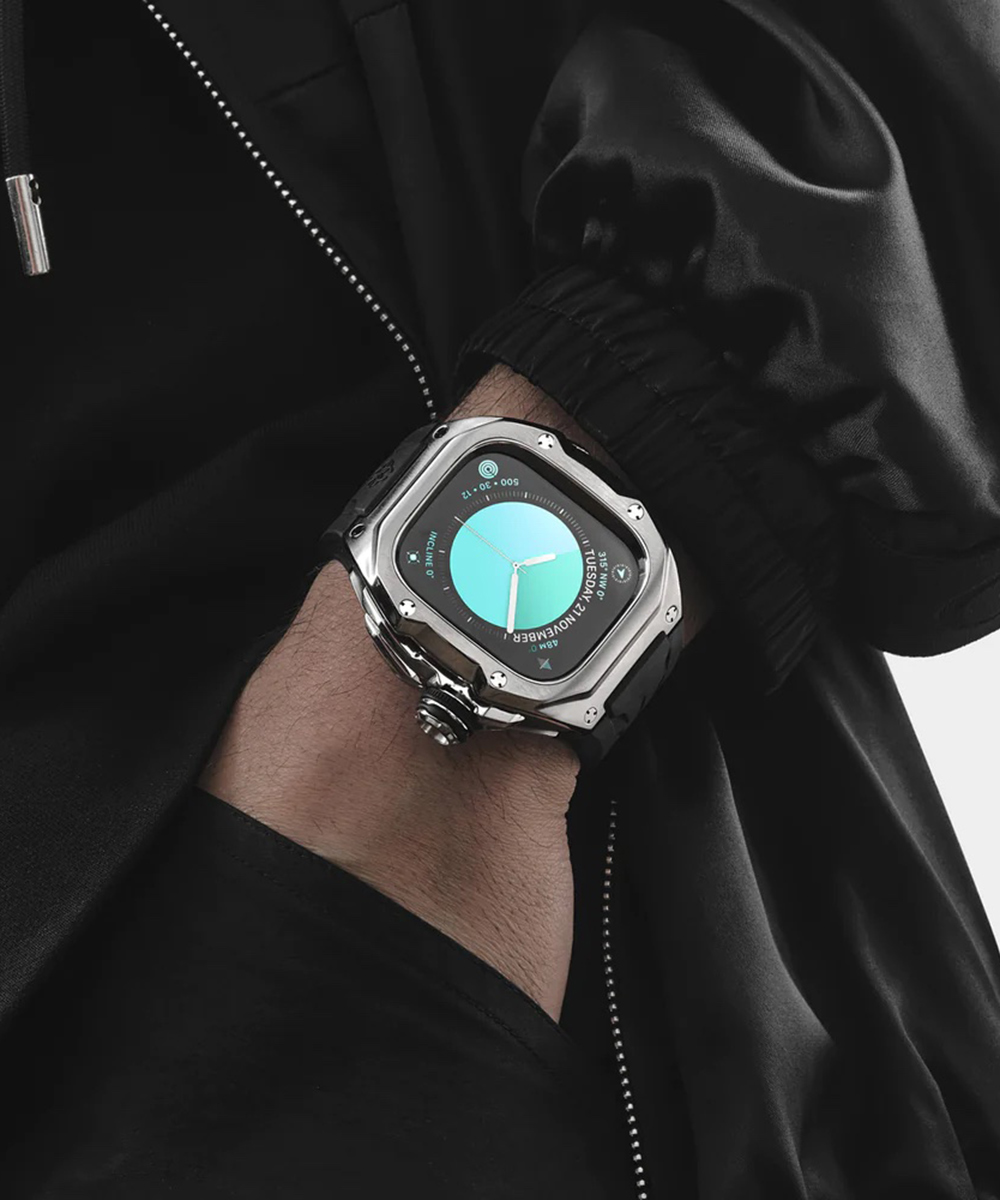 RSTIII OYAMA STEEL 49mm アップルウォッチケース | ゴールデン