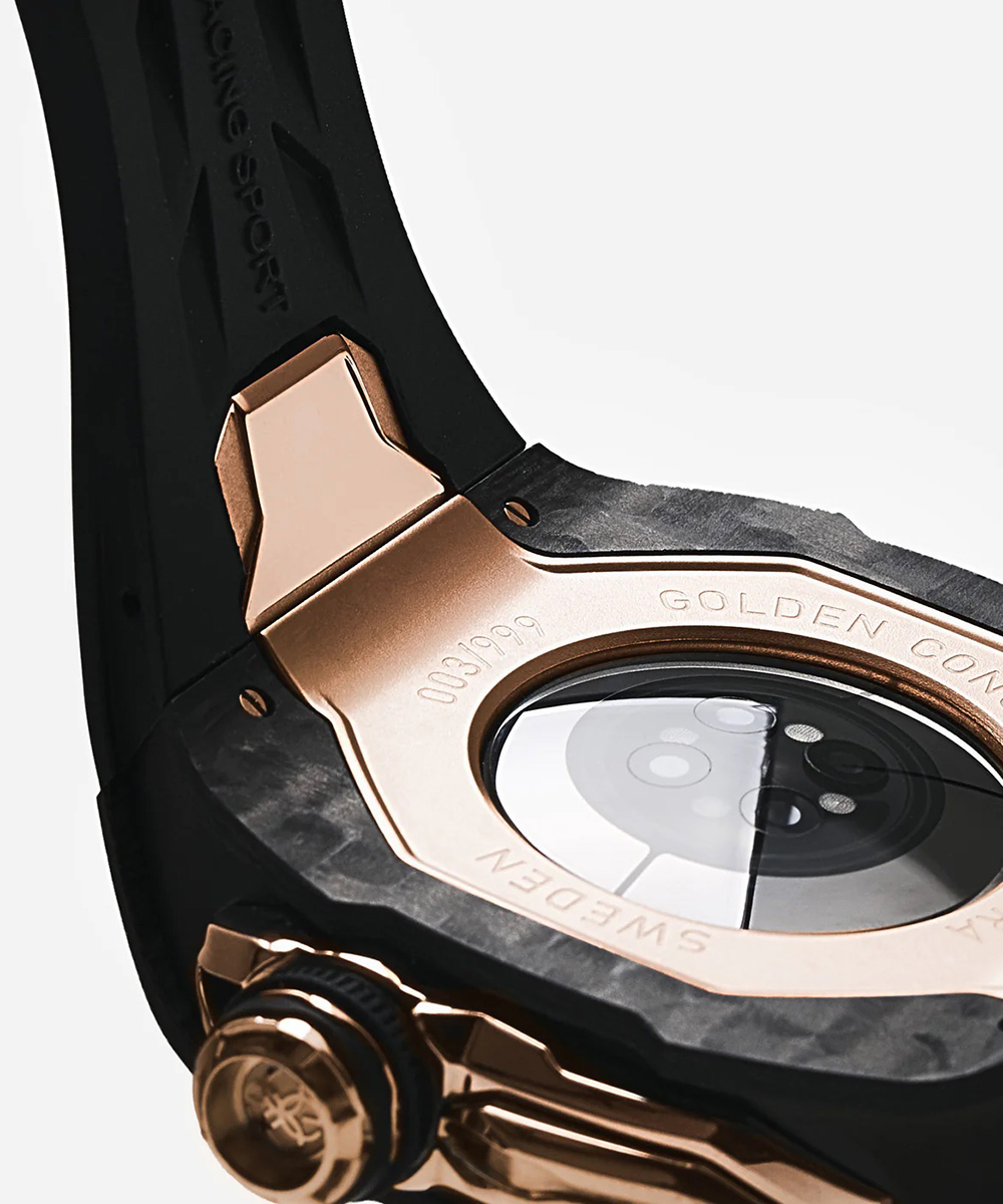 RSCIII ROSE GOLD CARBON 49mm アップルウォッチケース | ゴールデン
