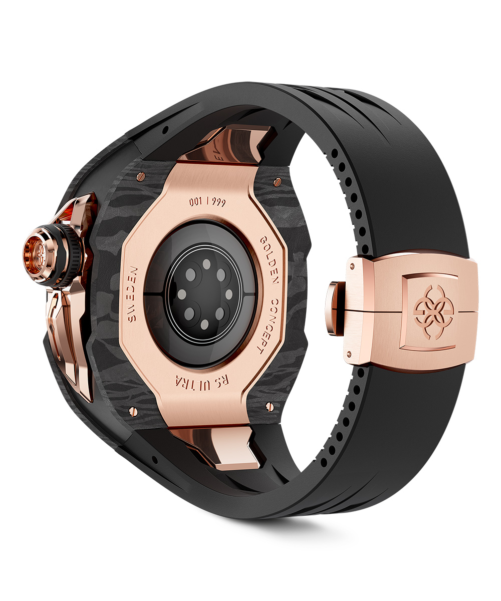 RSCIII ROSE GOLD CARBON 49mm アップルウォッチケース | ゴールデン