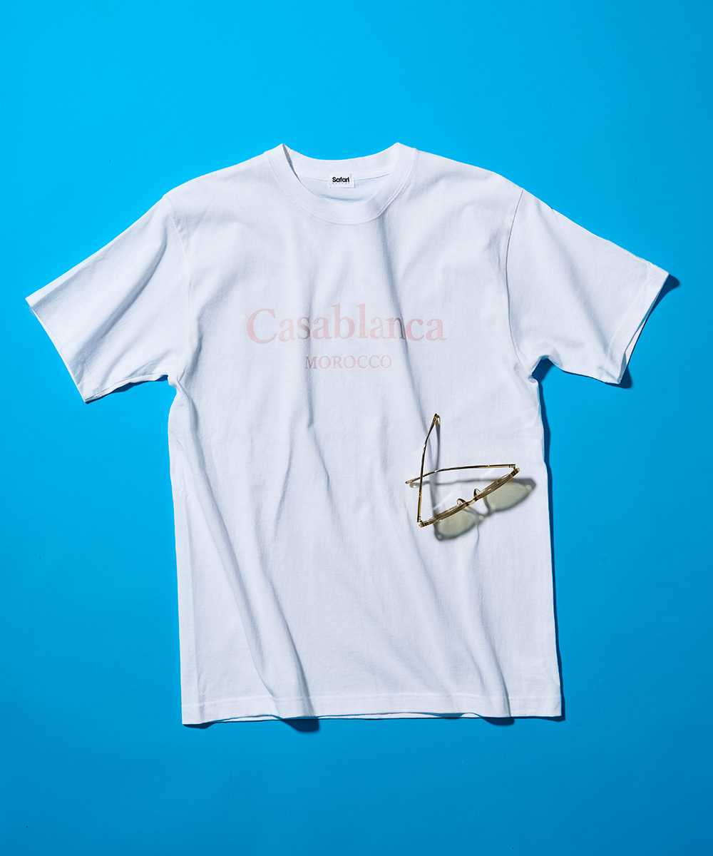 限定 “カサブランカ”クルーネックTシャツ | サファリラウンジ