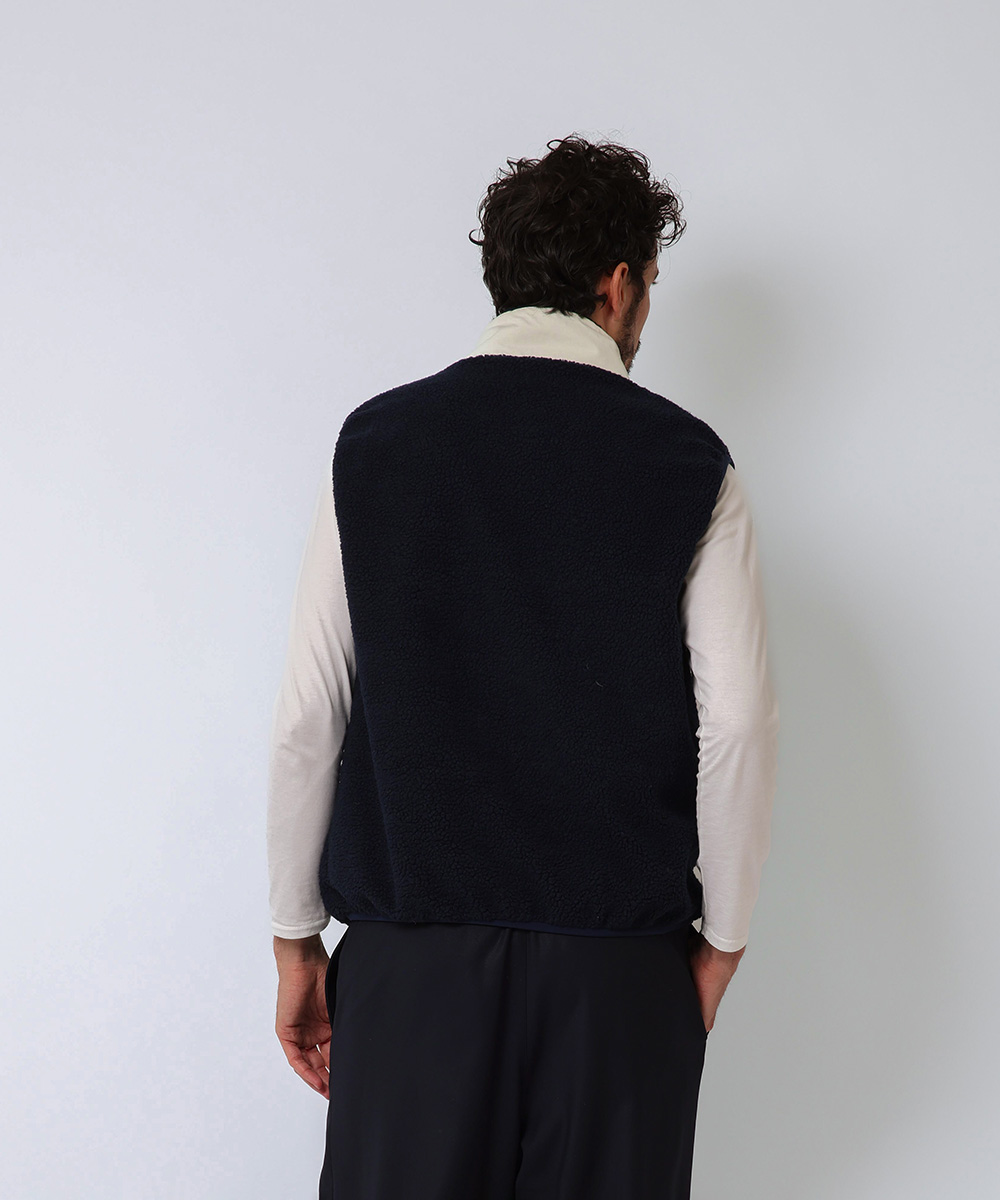 別注限定 ボアフリースロゴ刺繍ベスト | ザ スウィンガー | Safari Lounge