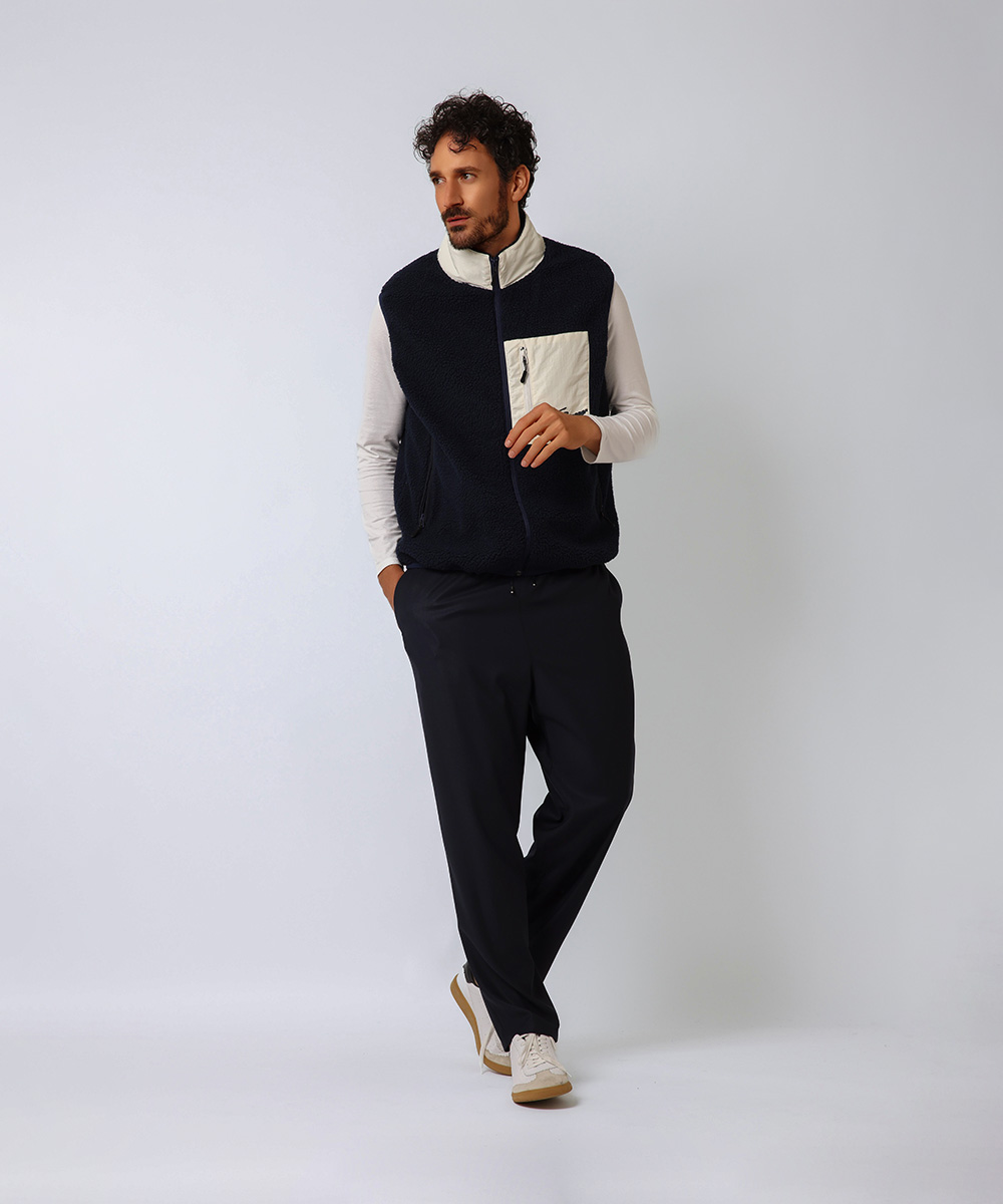 別注限定 ボアフリースロゴ刺繍ベスト | ザ スウィンガー | Safari Lounge