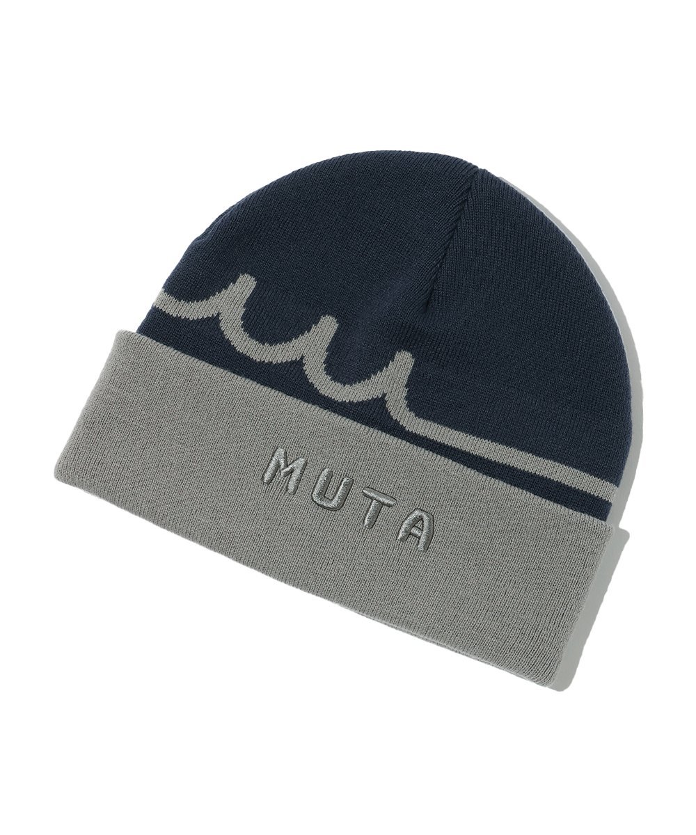 ジャガードロゴ ニットキャップ