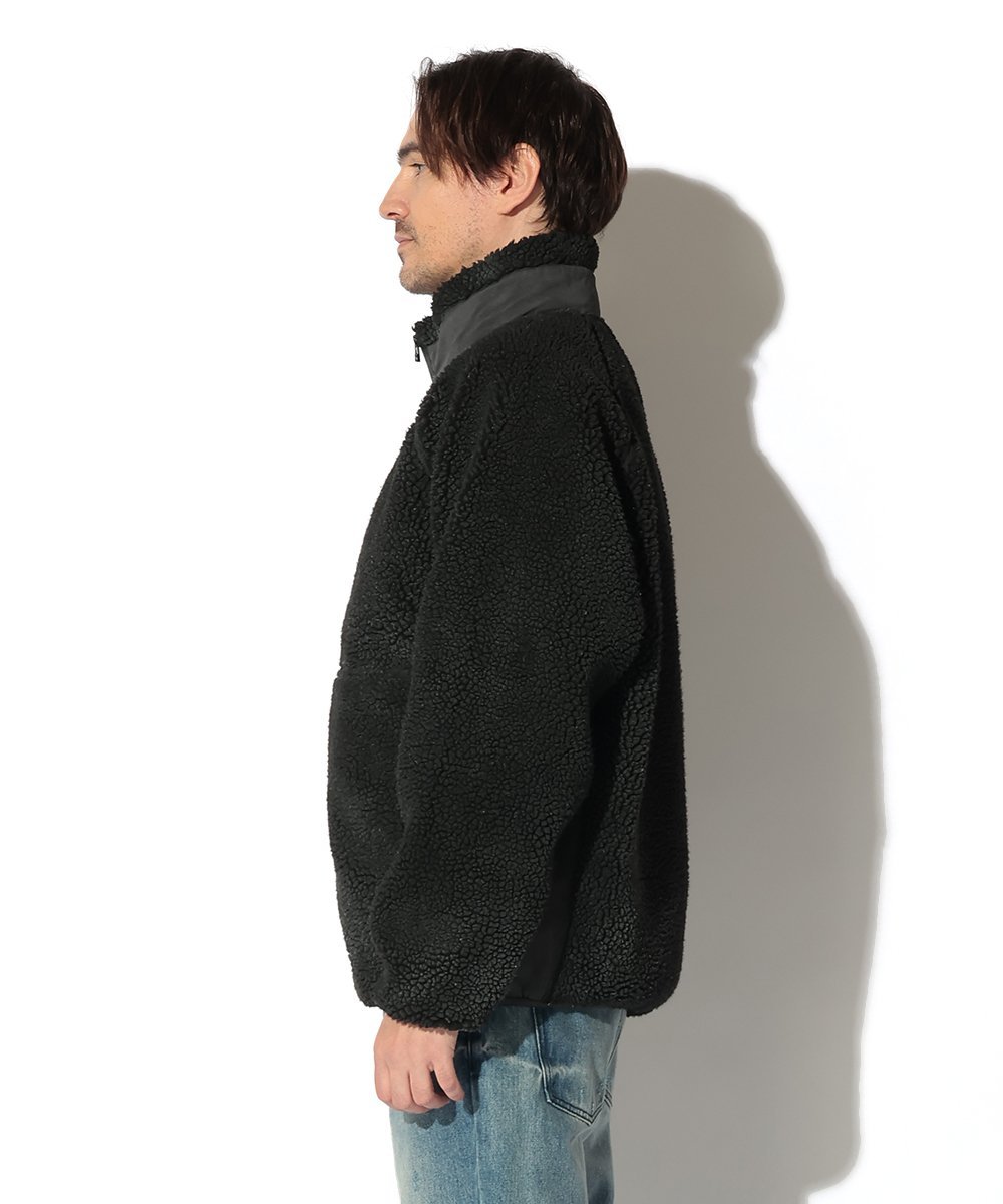 ヴィンテージ加工 ボアフリースジャケット