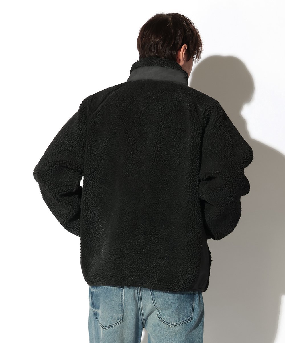 ヴィンテージ加工 ボアフリースジャケット