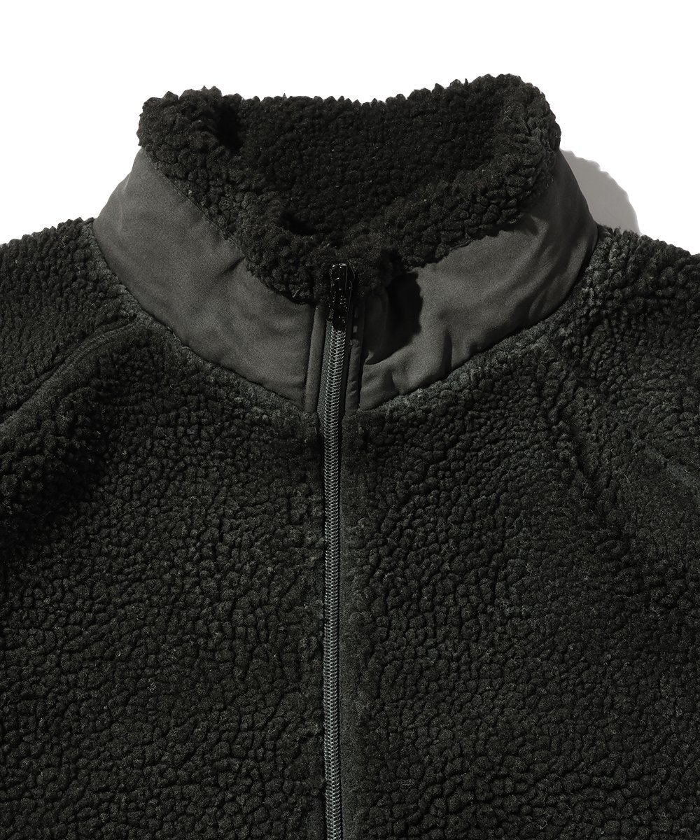 ヴィンテージ加工 ボアフリースジャケット