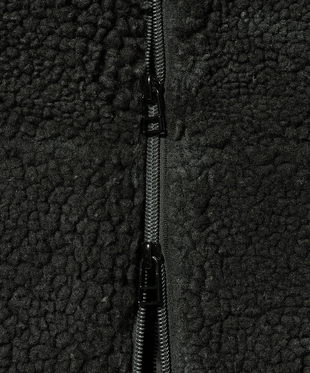 ヴィンテージ加工 ボアフリースジャケット