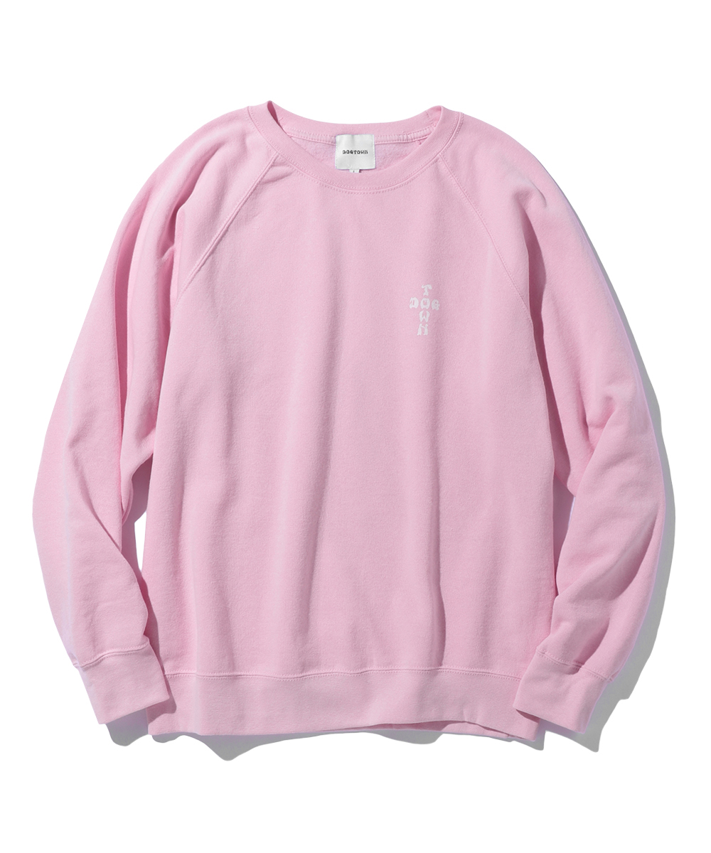 別注限定 バックロゴ入りスウェットシャツ