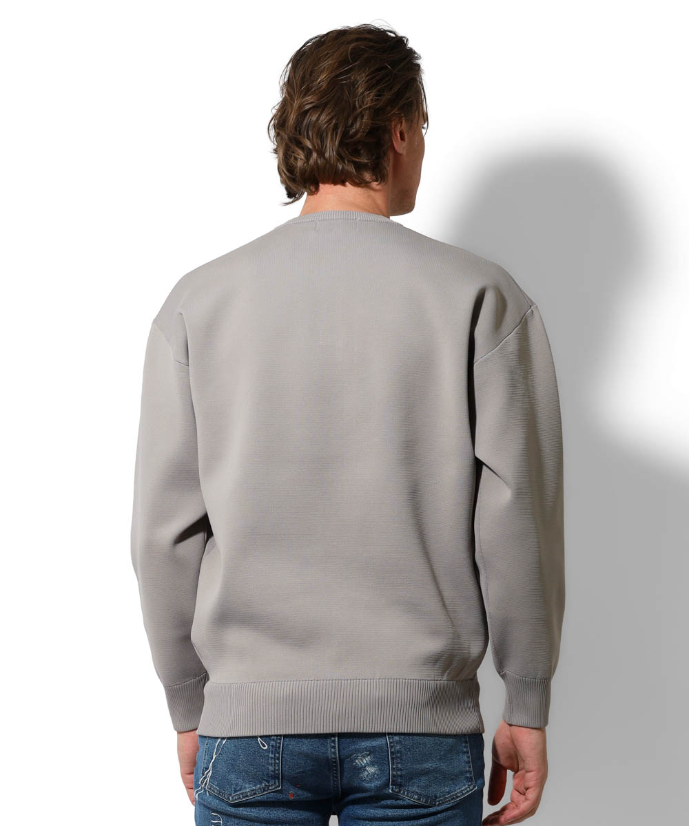 ウォッシャブル ヘンリーネックニット