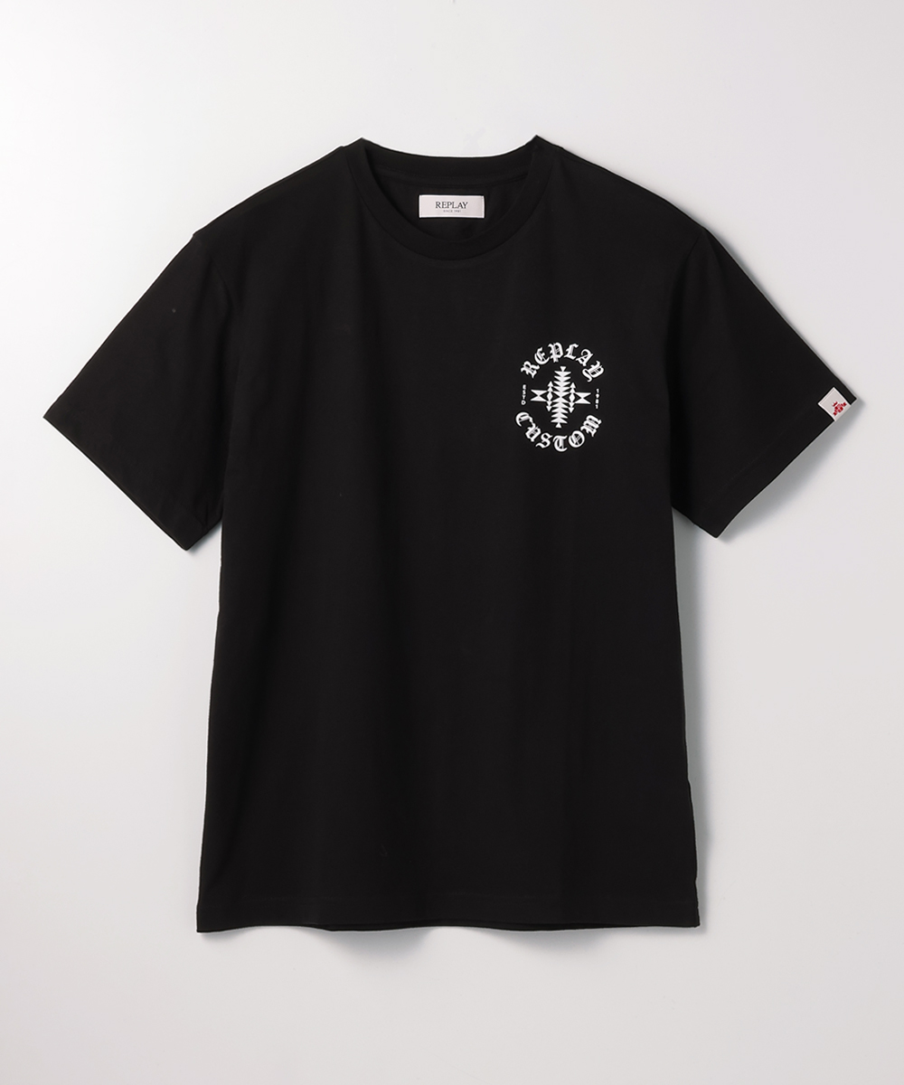 コットンジャージー プリントTシャツ