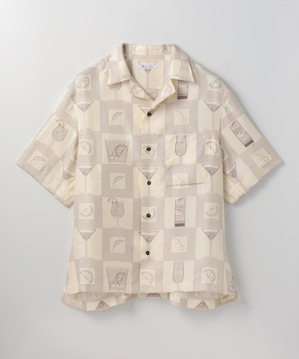 【先行販売】オープンカラー リゾート柄シャツ フェデリコ・シャツ