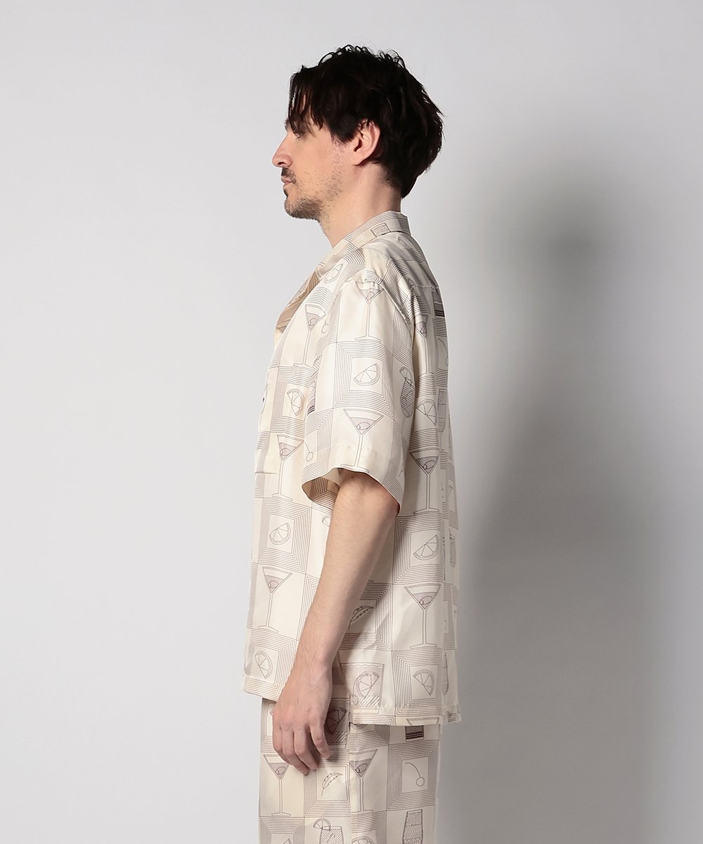 【先行販売】オープンカラー リゾート柄シャツ フェデリコ・シャツ