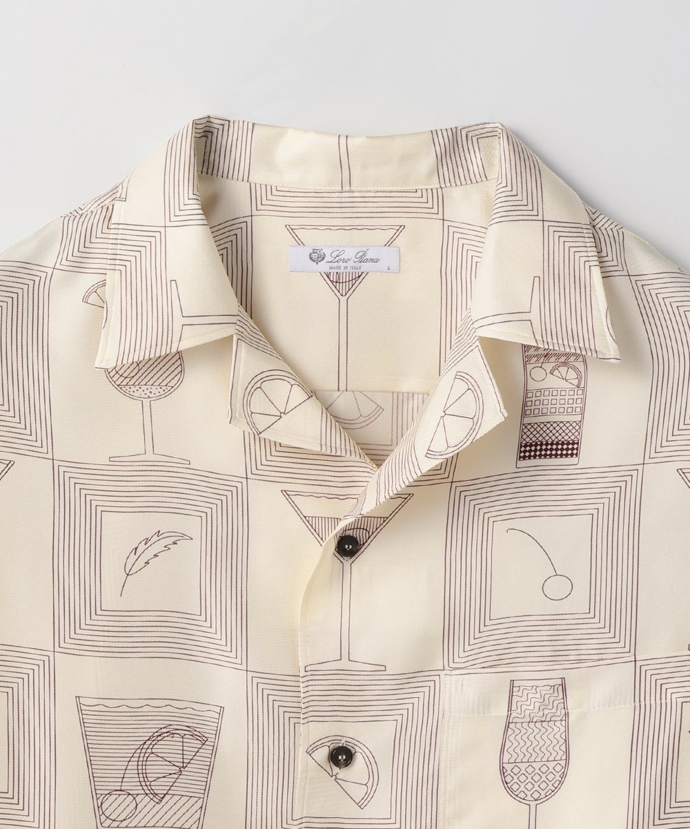 【先行販売】オープンカラー リゾート柄シャツ フェデリコ・シャツ