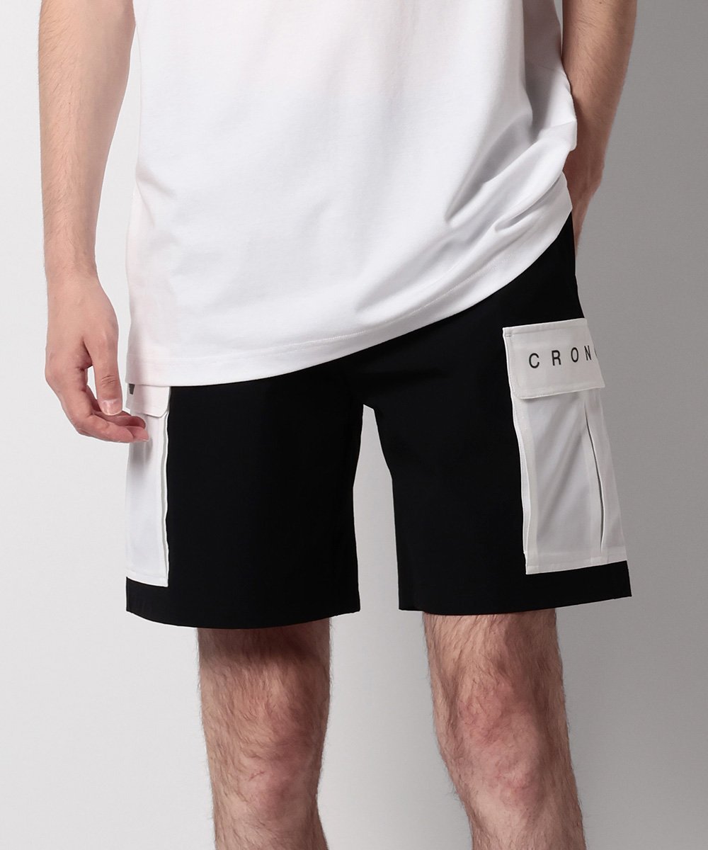  ナイロン ストレッチハーフパンツ