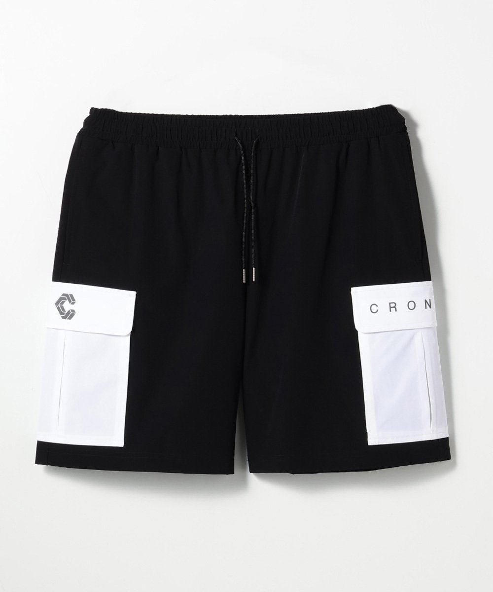  ナイロン ストレッチハーフパンツ